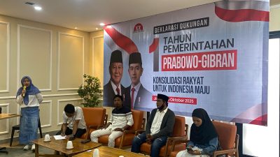 Komunitas Cinta Bangsa Apresiasi 1 Tahun Kepemimpinan Prabowo–Gibran