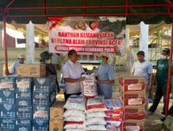 Baintelkam Polri Bantu Pulihkan Pidie: Sembako Dibagikan ke Tiga Wilayah Terdampak
