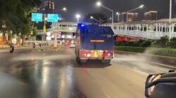 Abu Anak Krakatau Menyebar Luas, Brimob Turunkan AWC ke Sejumlah Titik